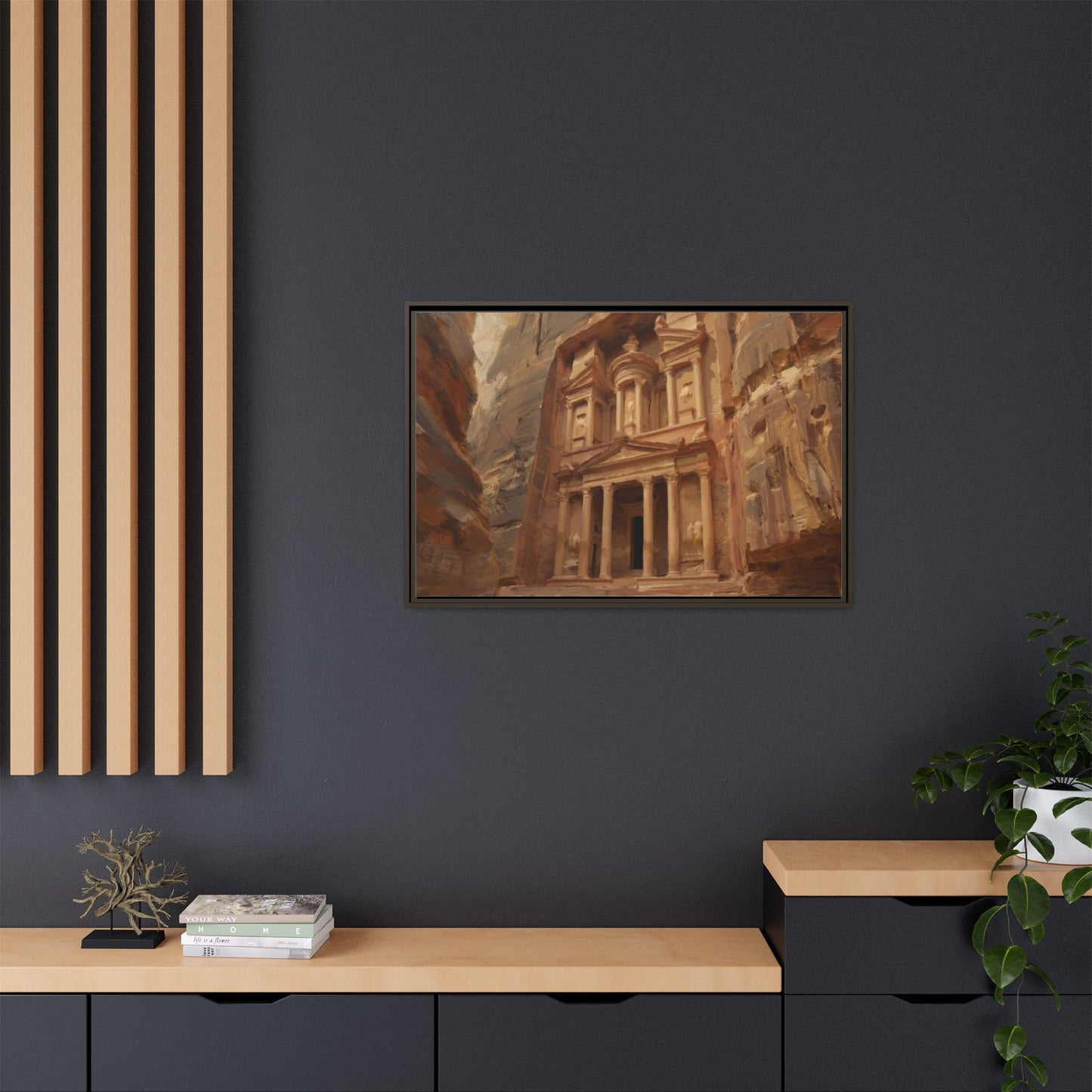 Petra - Framed Canvas
