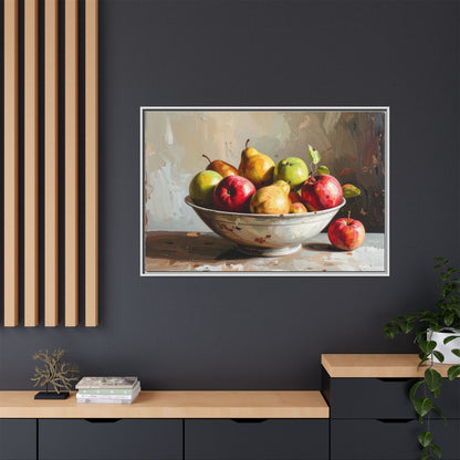 Farmhouse Fruit Bowl - Framed Canvas