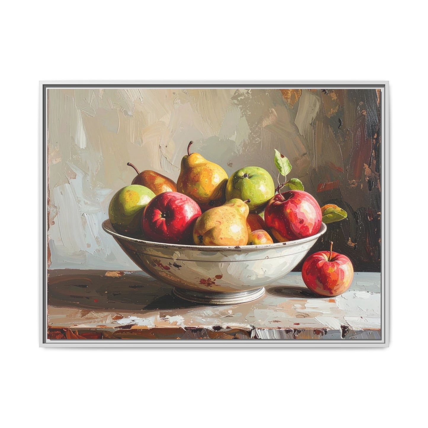 Farmhouse Fruit Bowl - Framed Canvas