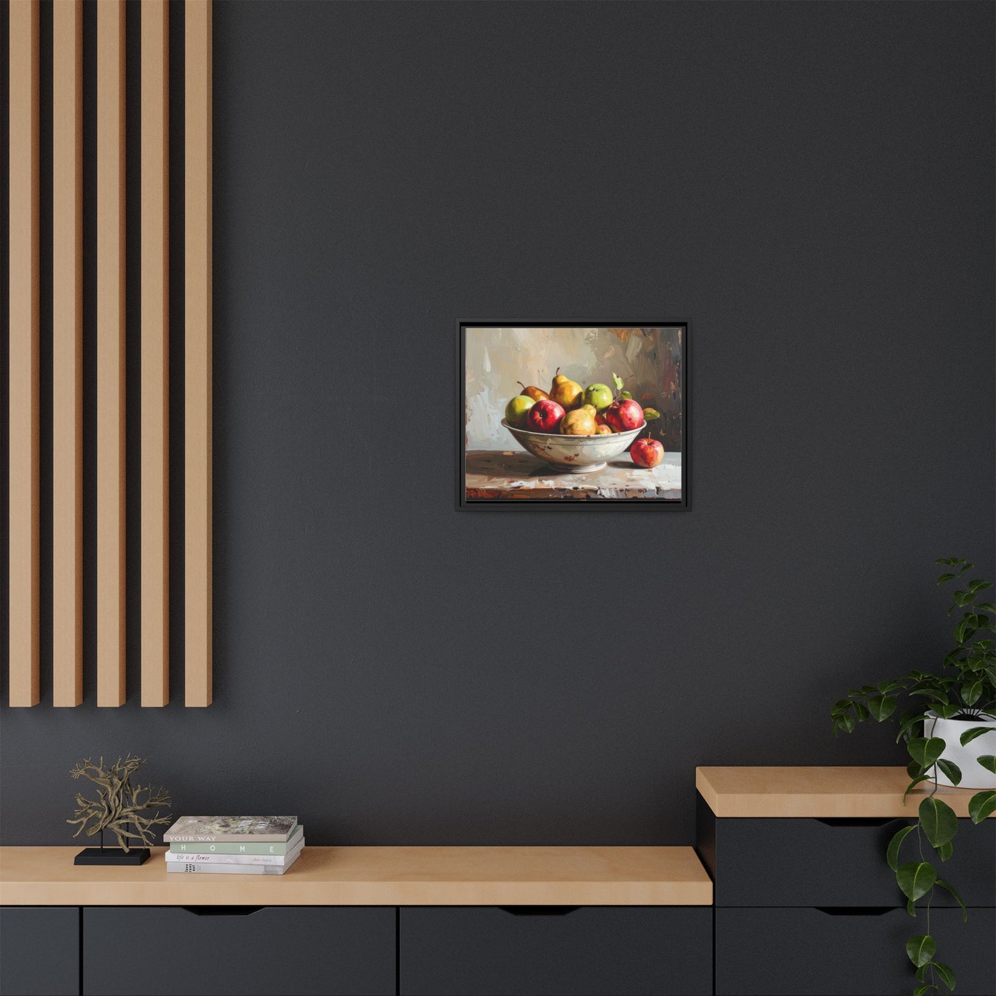 Farmhouse Fruit Bowl - Framed Canvas