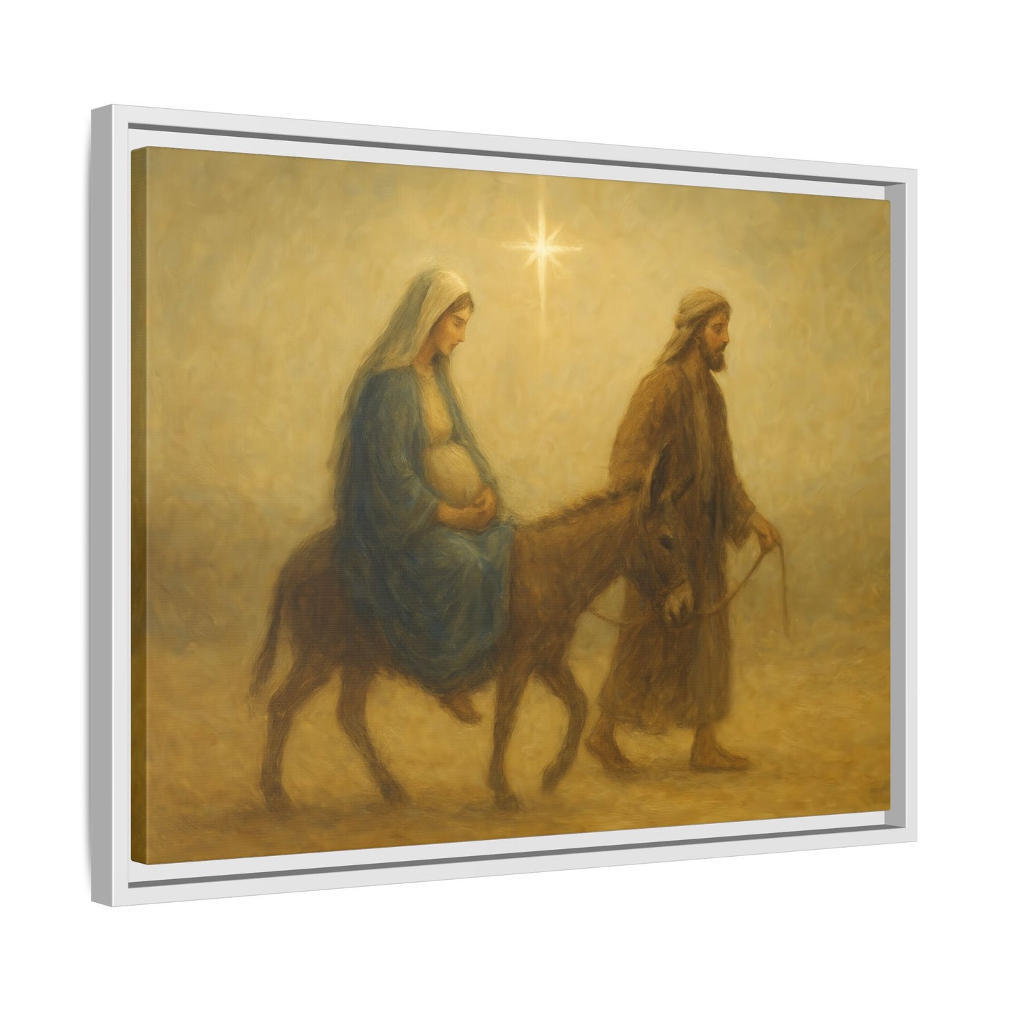 Journey to Bethlehem - Framed Canvas