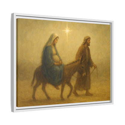 Journey to Bethlehem - Framed Canvas