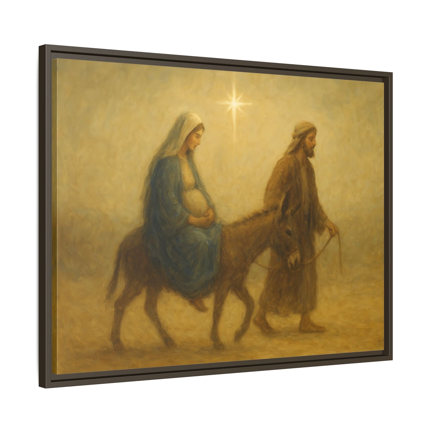 Journey to Bethlehem - Framed Canvas