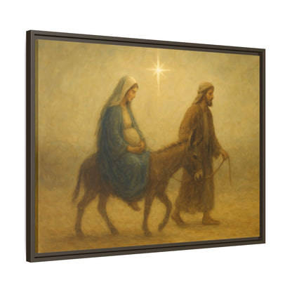 Journey to Bethlehem - Framed Canvas