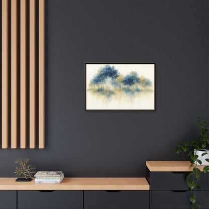 Floating Aspen and Birch Forest - Framed Canvas