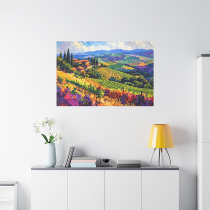 Italian Vineyard - Canvas