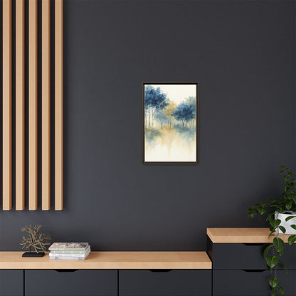 Floating Aspen and Birch Forest - Framed Canvas
