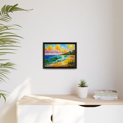 Tranquil Seascape- Framed Canvas