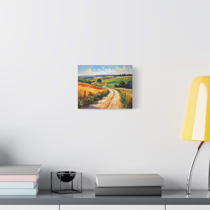 Lazy Country Road #3 Canvas