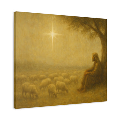 Shepherd In The Field - Canvas