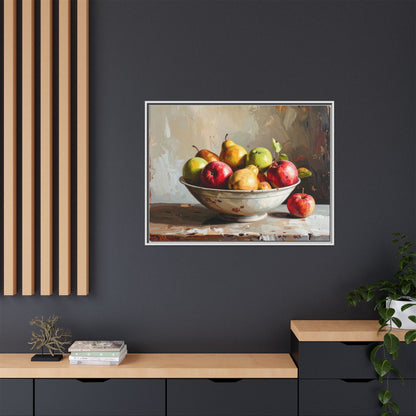 Farmhouse Fruit Bowl - Framed Canvas