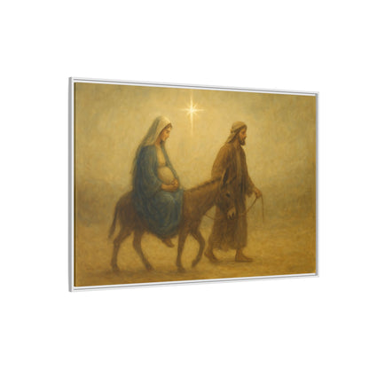Journey to Bethlehem - Framed Canvas