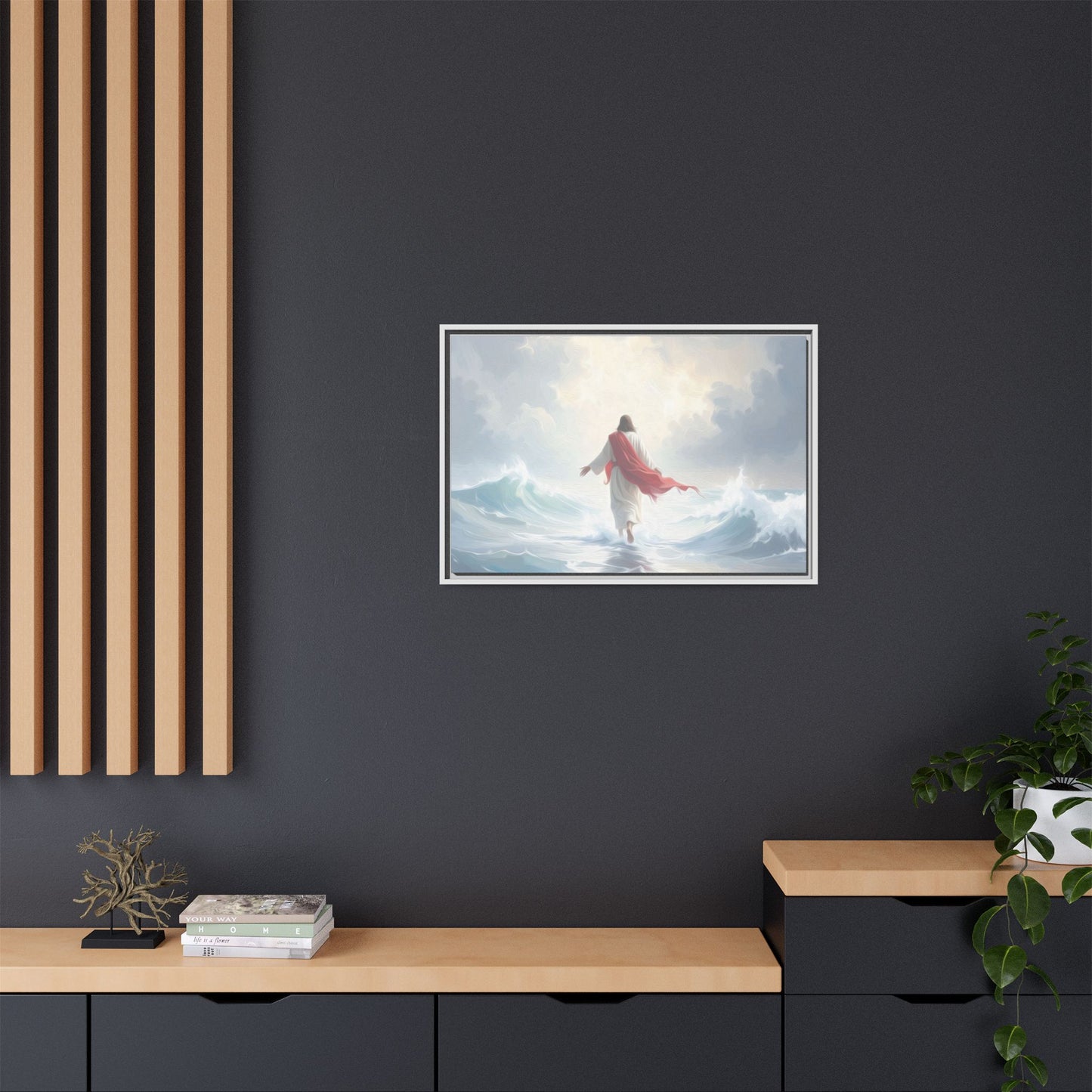 Faith Over Fear - Framed Canvas