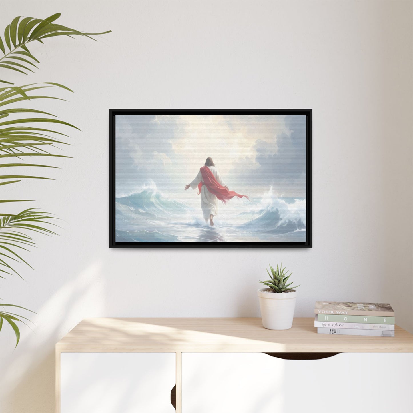 Faith Over Fear - Framed Canvas