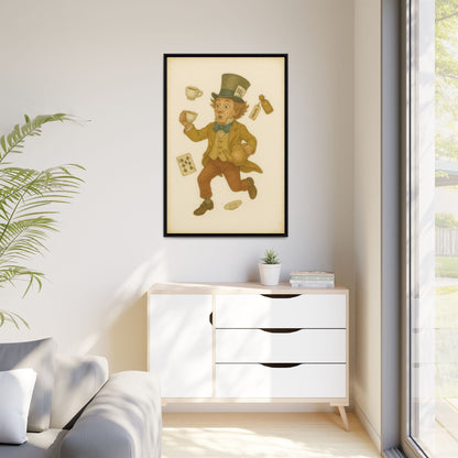 The Mad Hatter - Framed Canvas