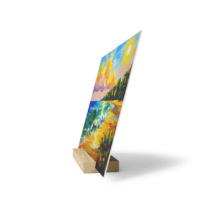 Tranquil Seascape - Gallery Board with Stand