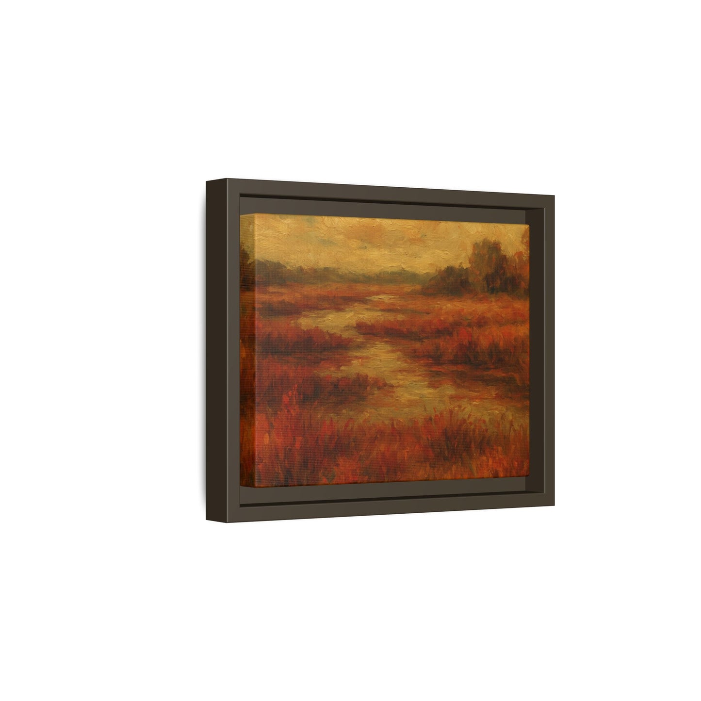 Fall Marsh - Framed Canvas