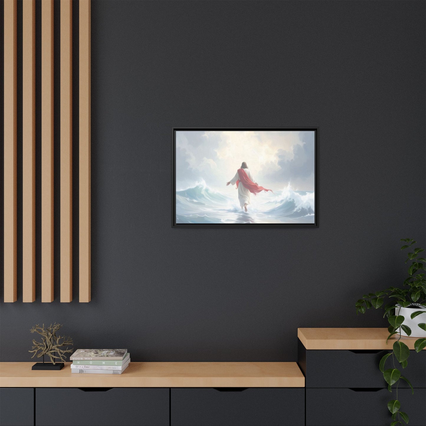 Faith Over Fear - Framed Canvas