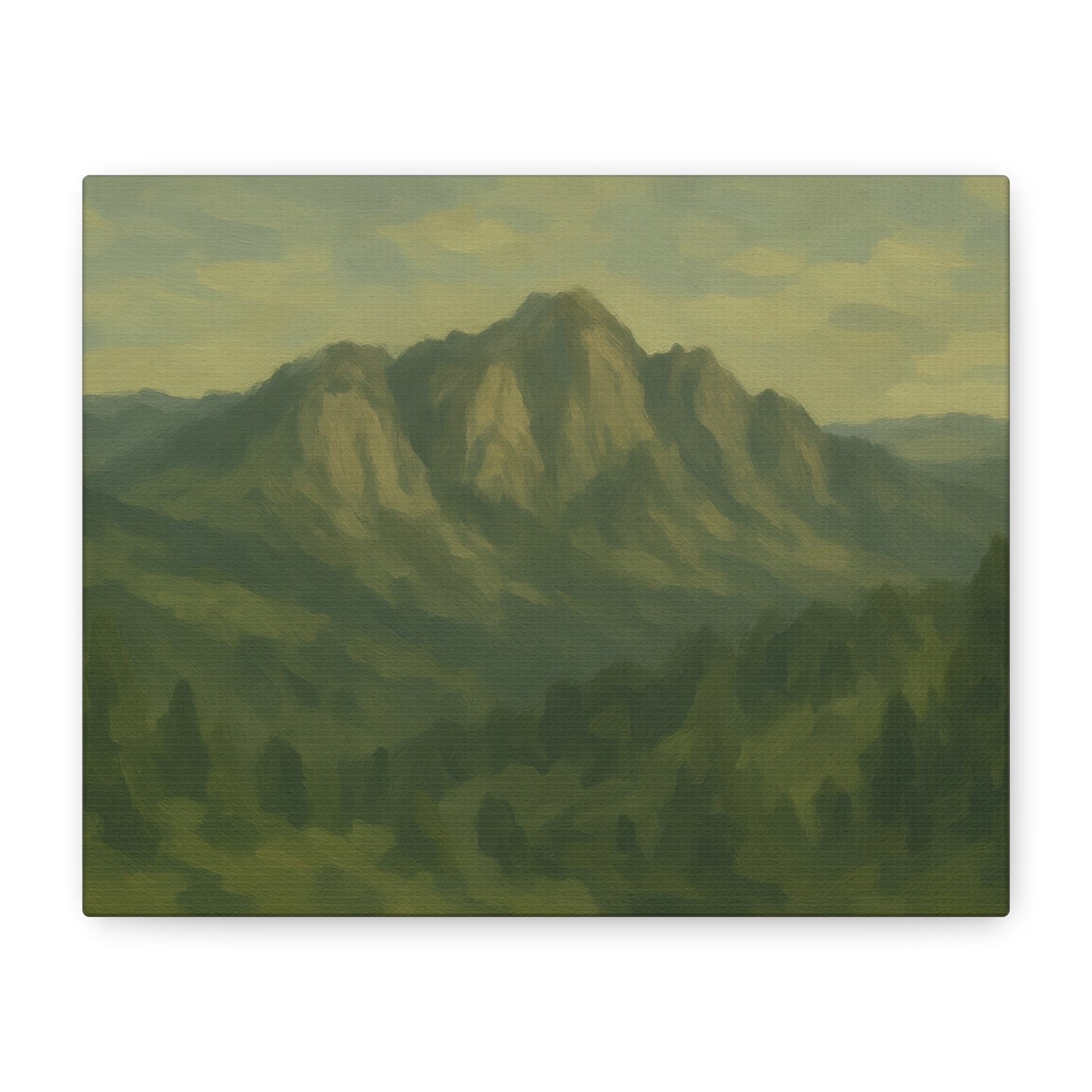 Green Mountains Canvas