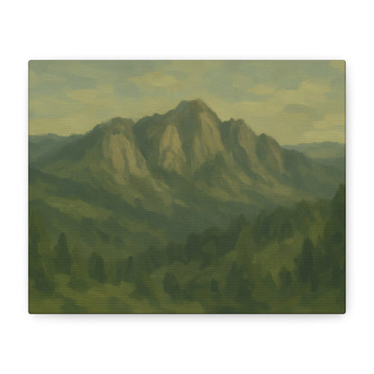 Green Mountains Canvas