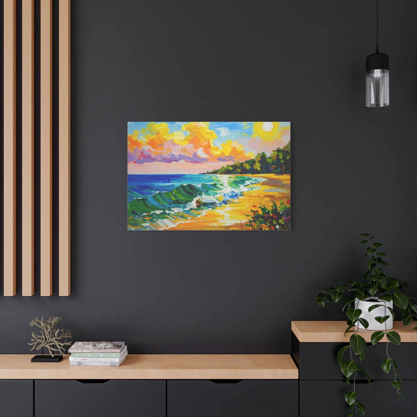 Tranquil Seacsape - Canvas