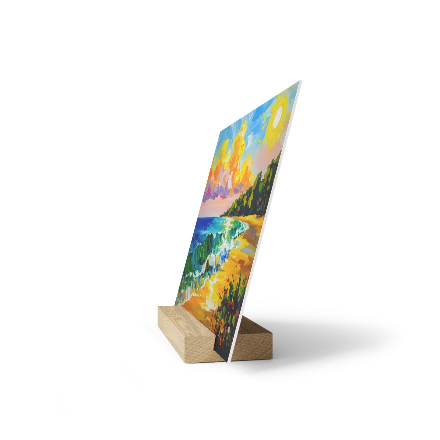 Tranquil Seascape - Gallery Board with Stand