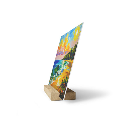 Tranquil Seascape - Gallery Board with Stand