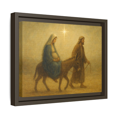 Journey to Bethlehem - Framed Canvas