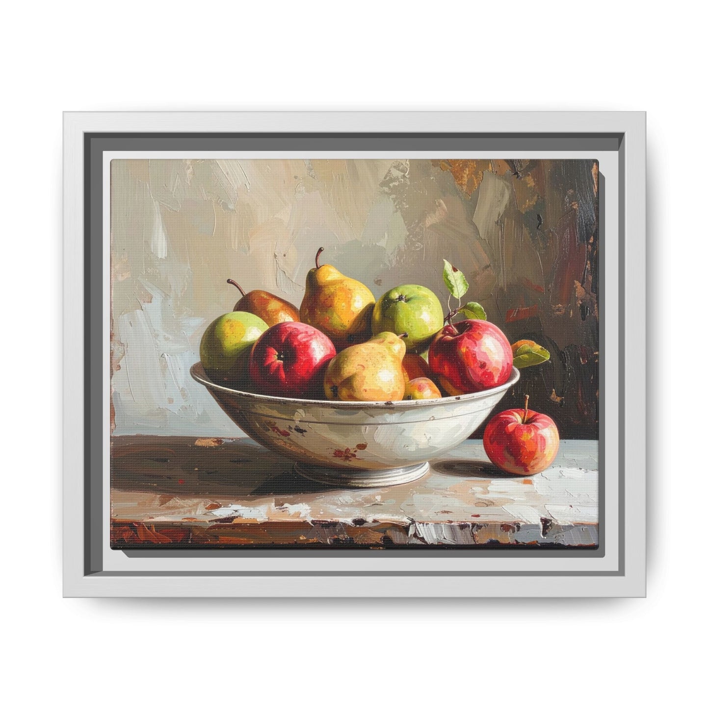 Farmhouse Fruit Bowl - Framed Canvas