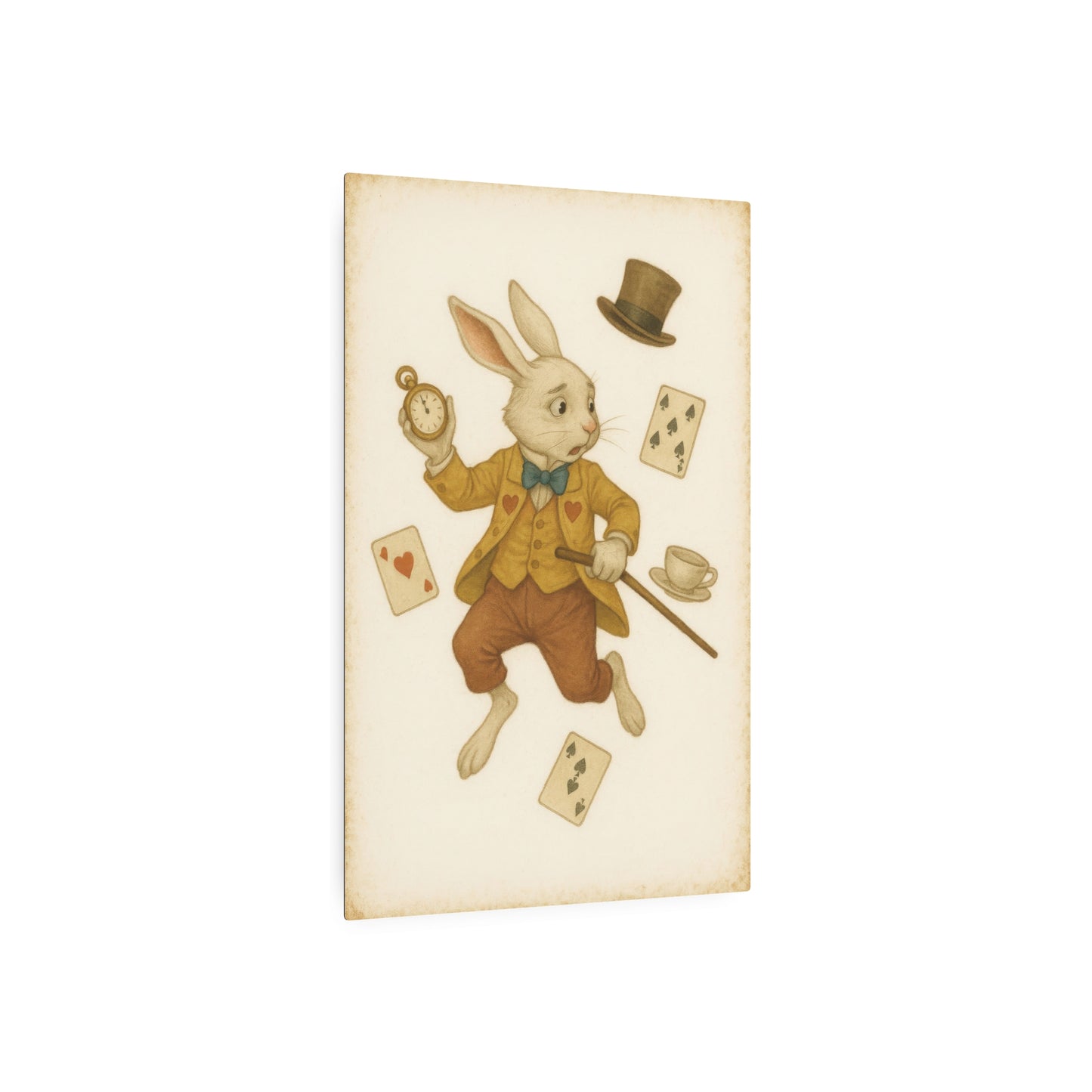 The White Rabbit - Metal Print