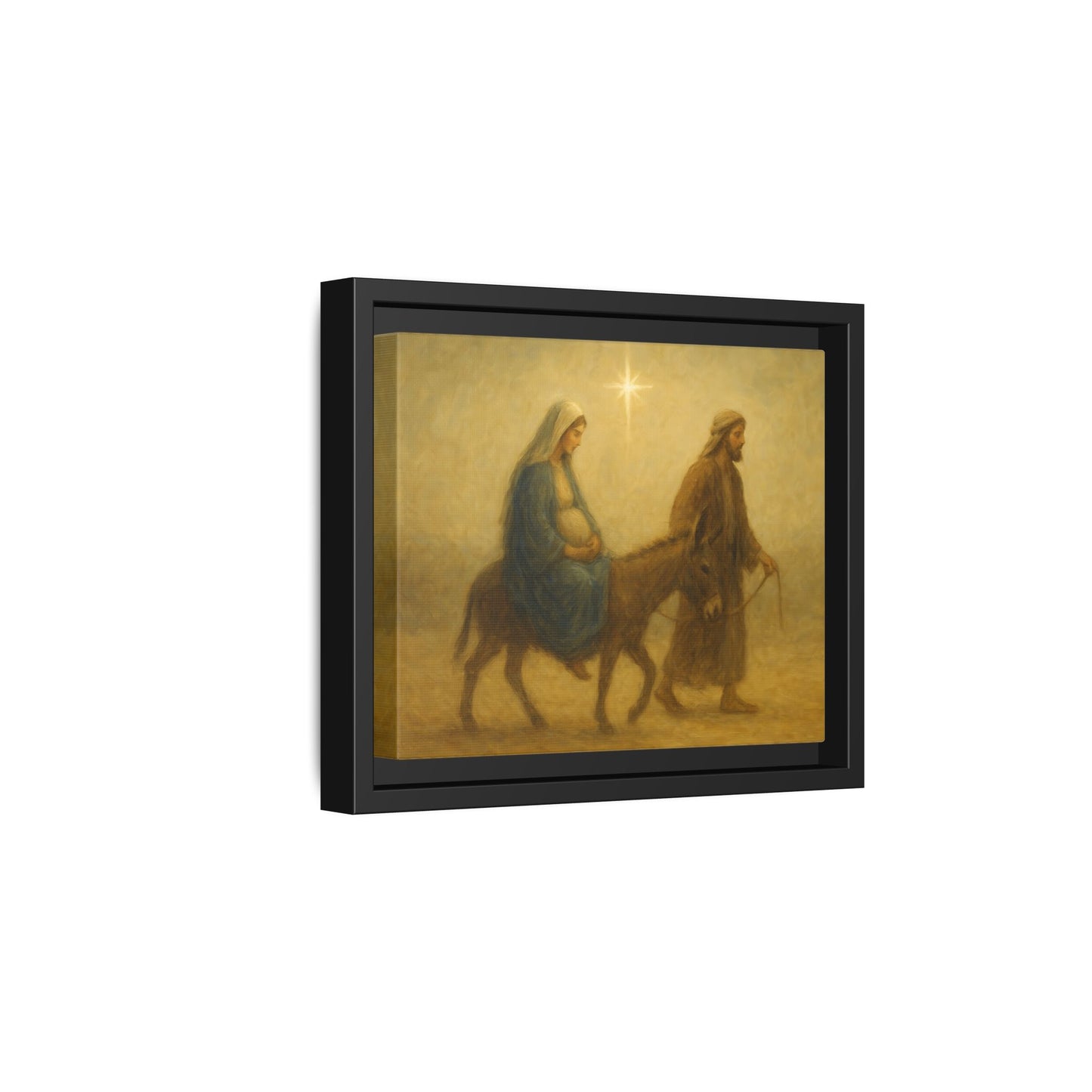 Journey to Bethlehem - Framed Canvas
