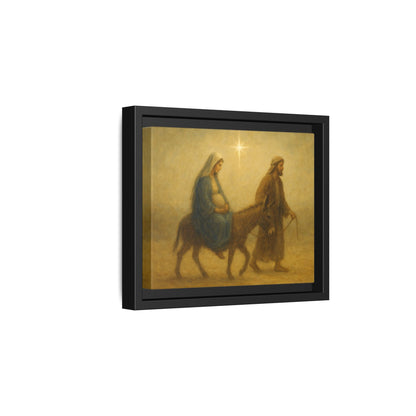 Journey to Bethlehem - Framed Canvas