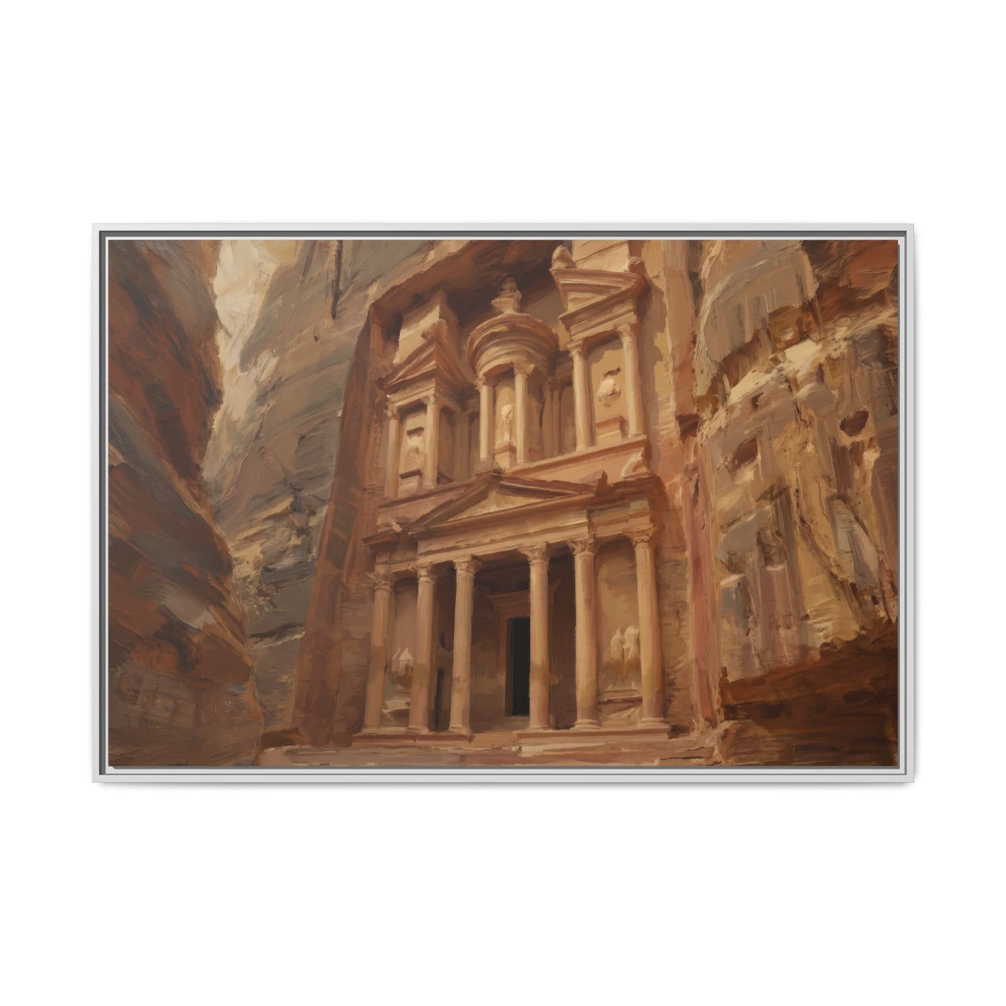 Petra - Framed Canvas