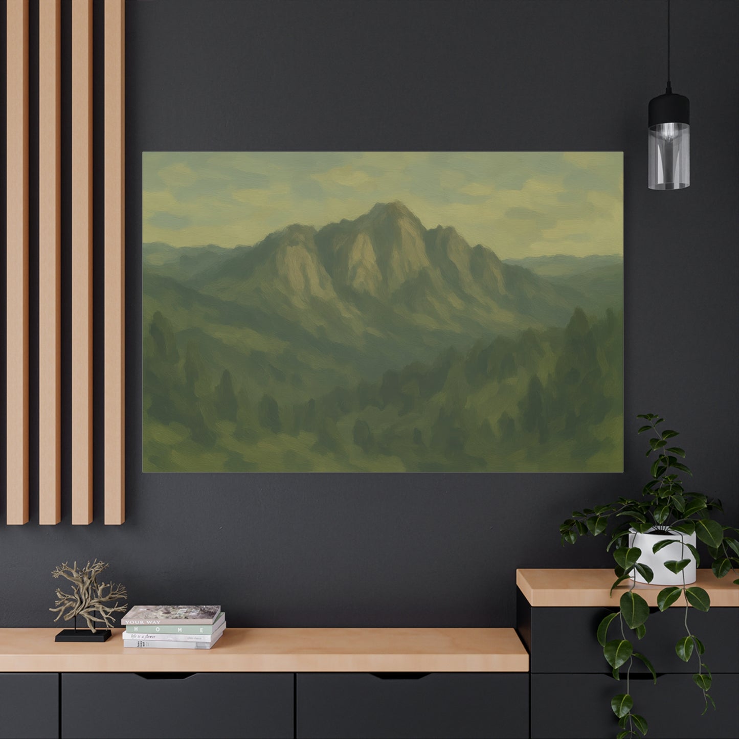 Green Mountains Canvas