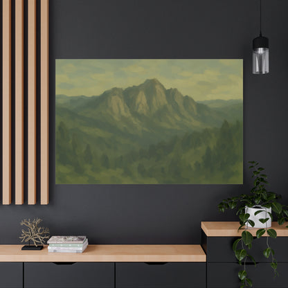 Green Mountains Canvas