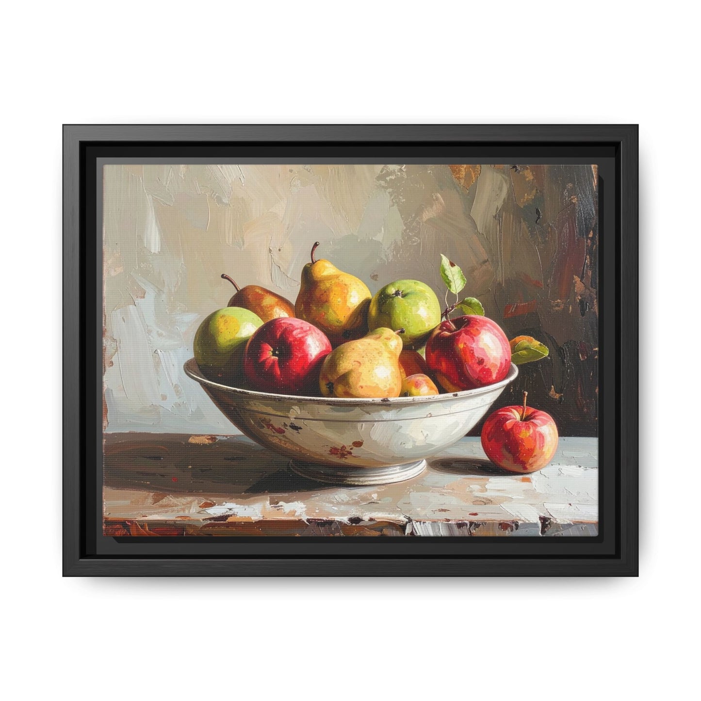 Farmhouse Fruit Bowl - Framed Canvas