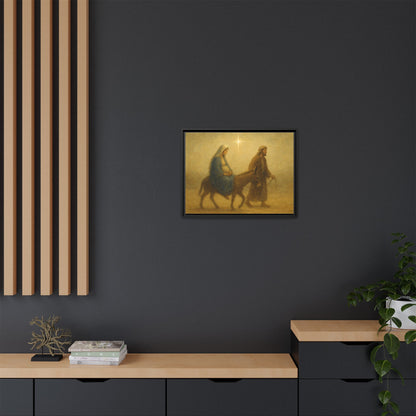 Journey to Bethlehem - Framed Canvas