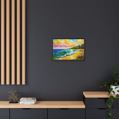 Tranquil Seascape- Framed Canvas