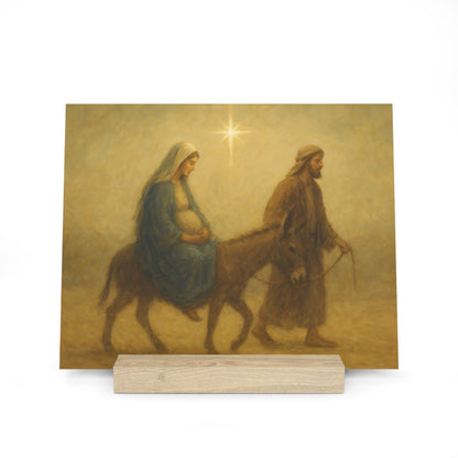 Journey to Bethlehem - Gallery Board with Stand