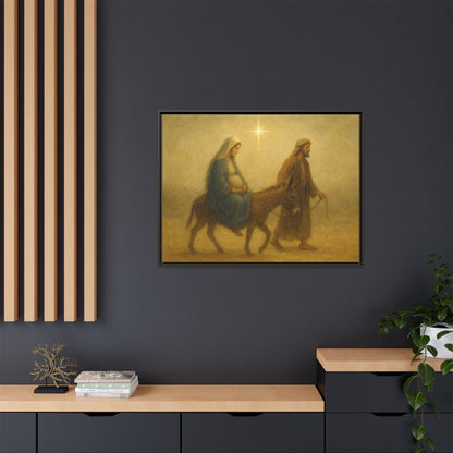 Journey to Bethlehem - Framed Canvas