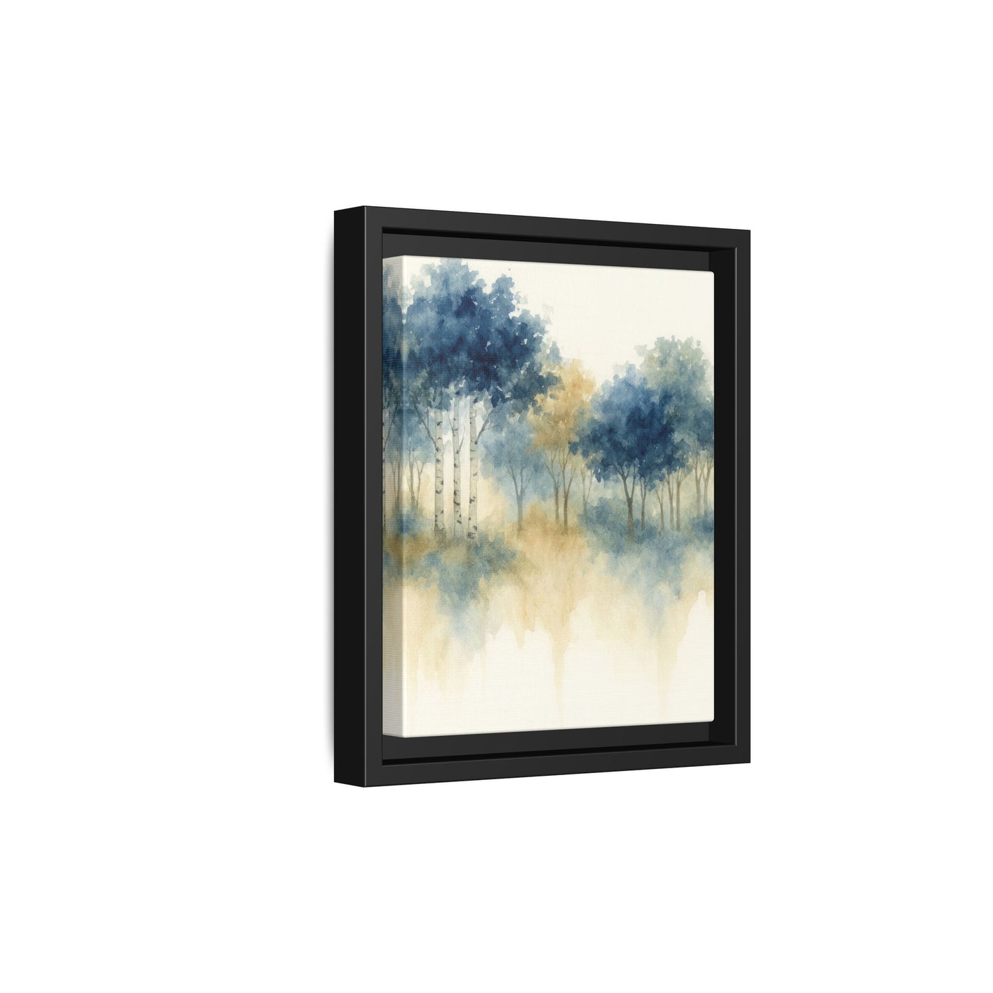 Floating Aspen and Birch Forest - Framed Canvas