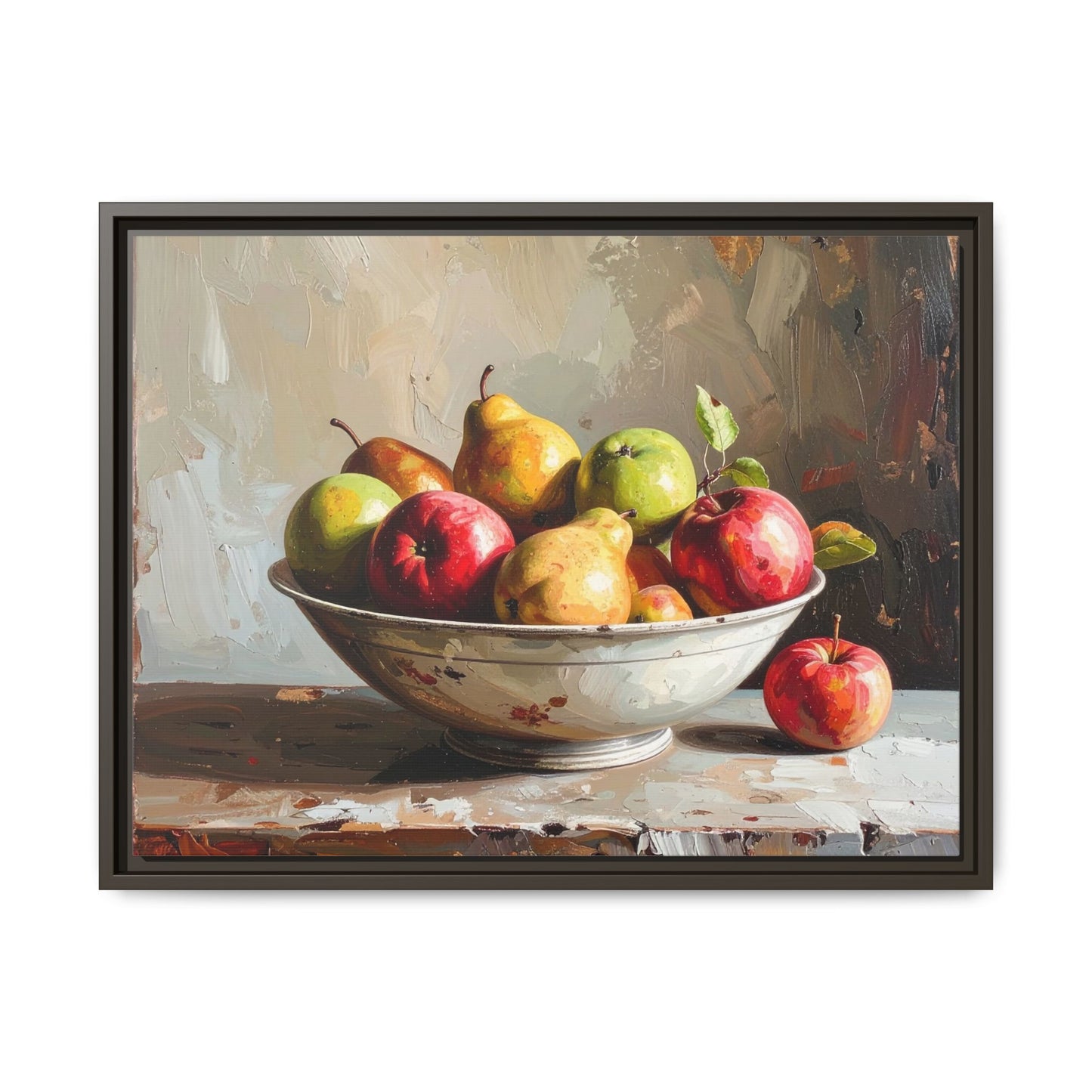 Farmhouse Fruit Bowl - Framed Canvas