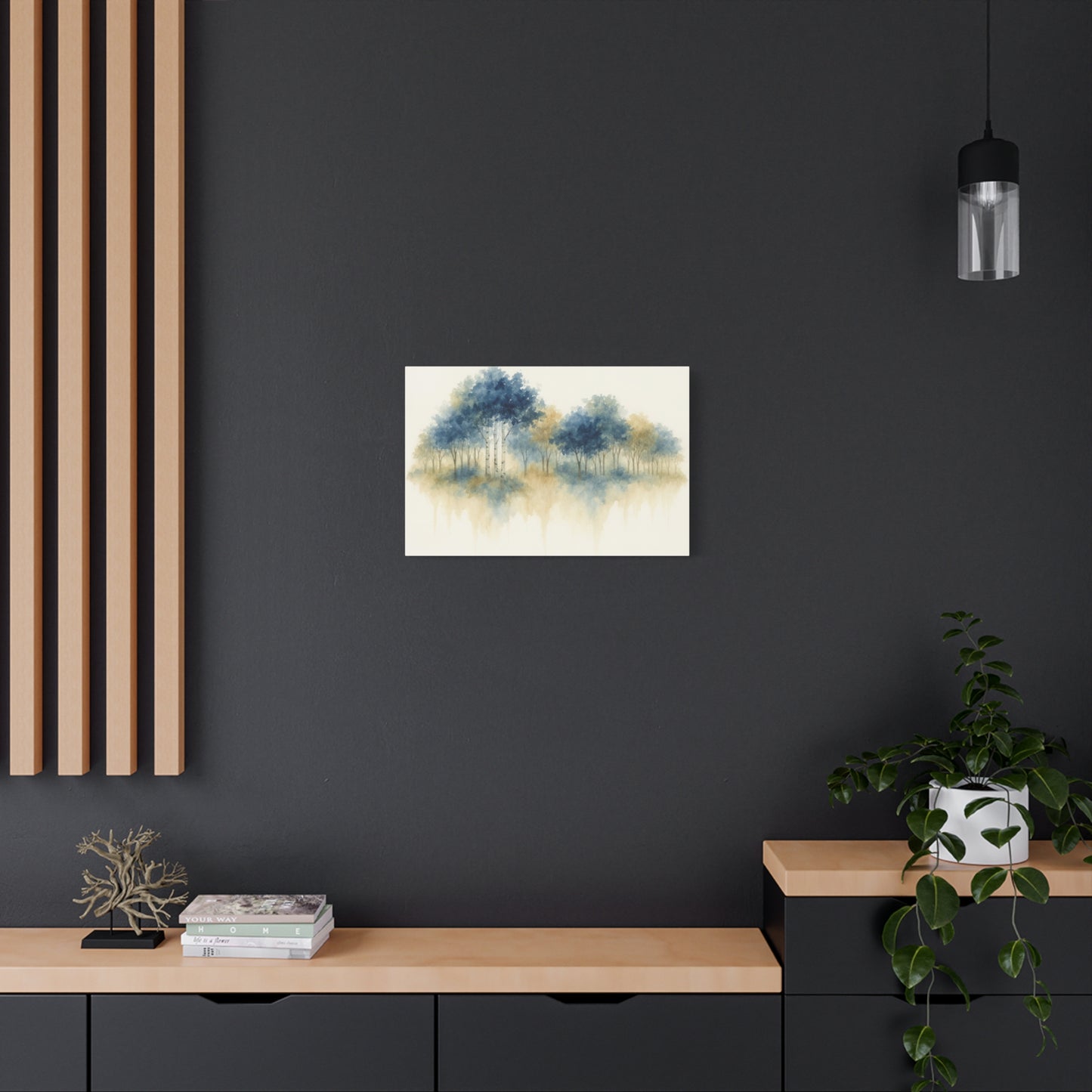 Floating Aspen and Birch Forest Canvas