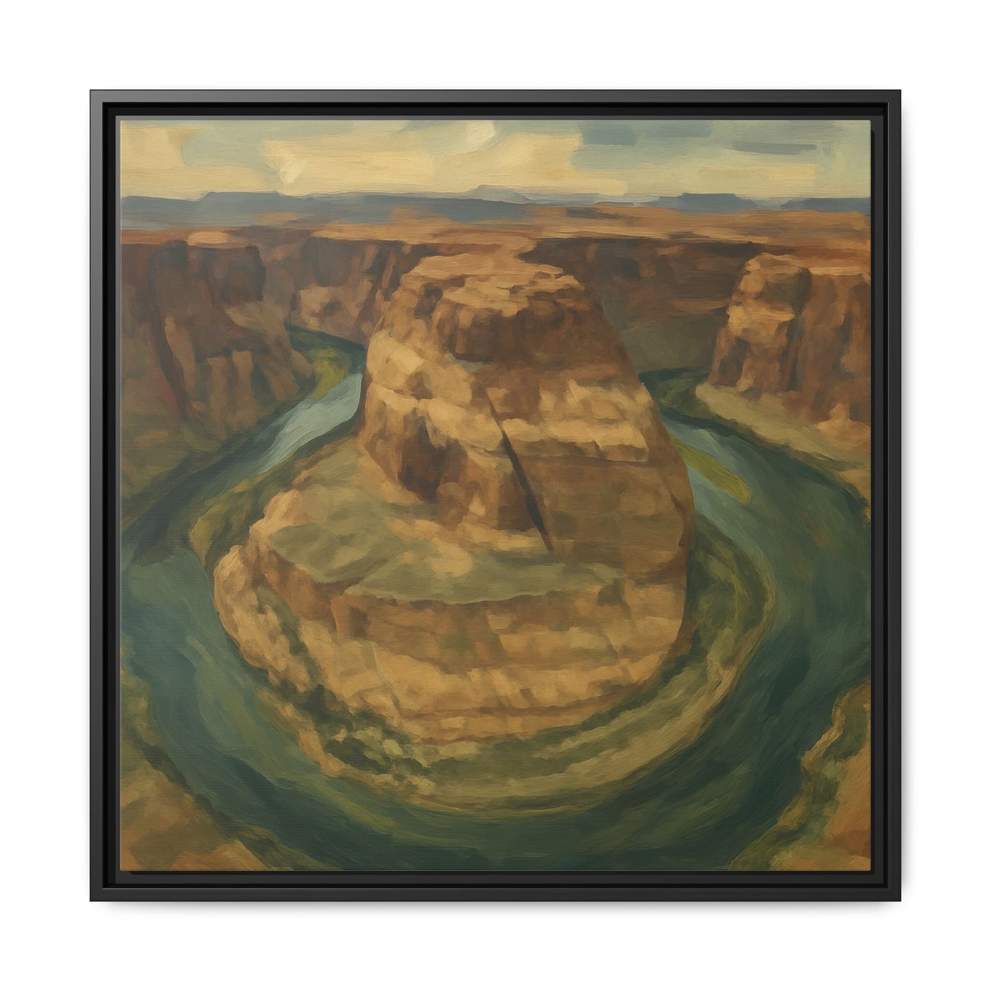 Horseshoe Bend - Framed Canvas