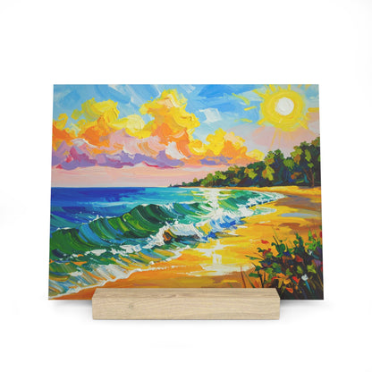 Tranquil Seascape - Gallery Board with Stand