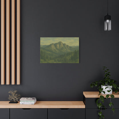 Green Mountains Canvas