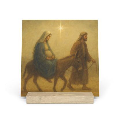 Journey to Bethlehem - Gallery Board with Stand