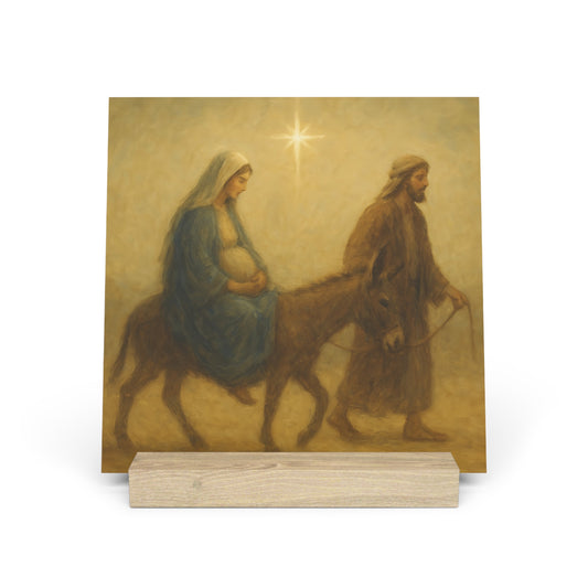 Journey to Bethlehem - Gallery Board with Stand