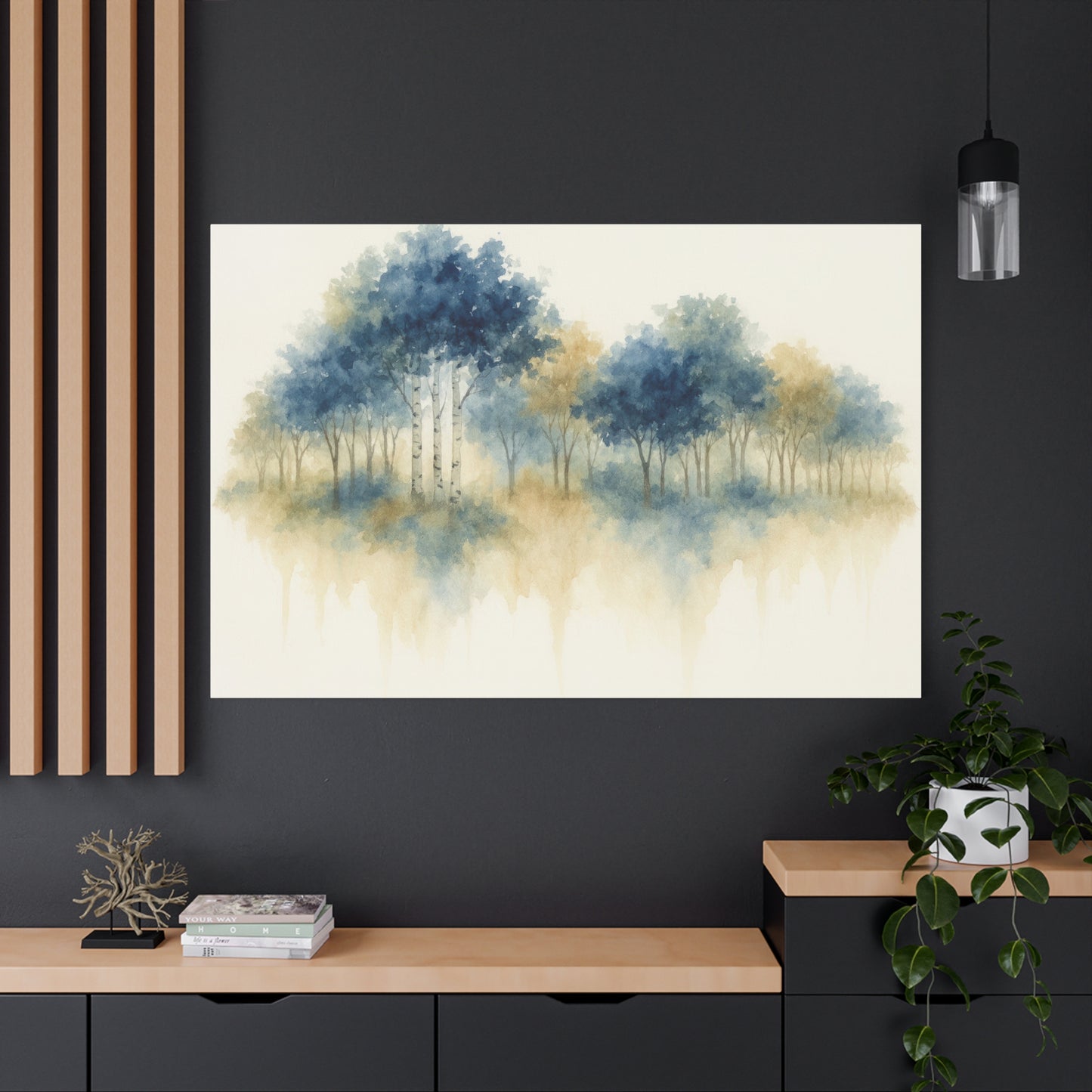 Floating Aspen and Birch Forest Canvas