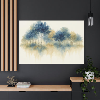 Floating Aspen and Birch Forest Canvas